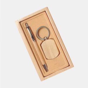 Wooden set Pen keyring MOQ 100Ps