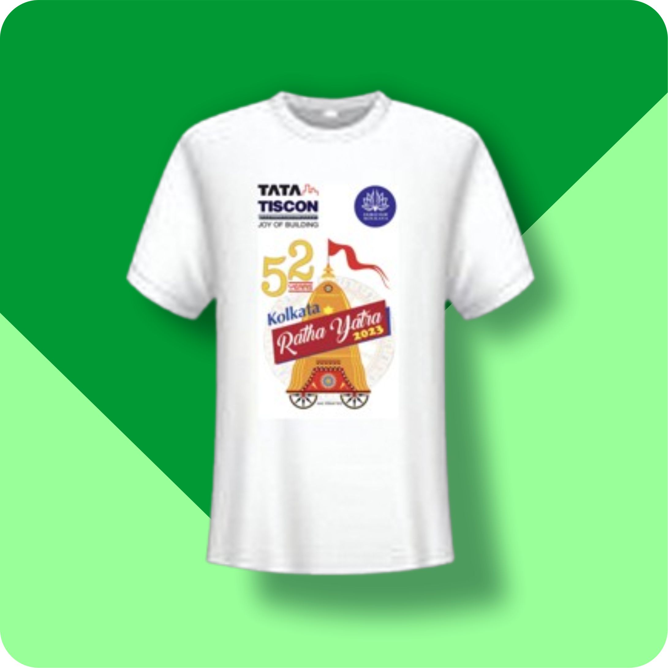Polyister White T-Shirt MOQ 10Ps - Image 2