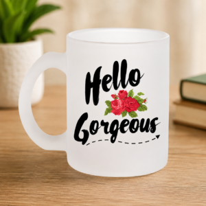 11oz Frosted Glass Sublimation Mug | Premium Matte Glass Coffee Mug for Custom Photo & Logo (AOO) MOQ 10Ps