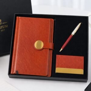 Model 311.Premium 3-in-1 Diary, Pen & Card Holder Corporate Gift Set. Code COO. MOQ 10ps.