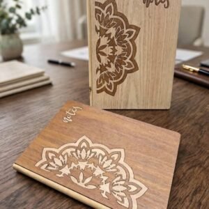 Wooden Notebook A5 Size. MOQ 10ps. Code  ADO.