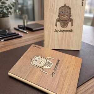 Wooden Notebook Jay Jagannath. A5 Size. MOQ 10ps. Code  ADO.